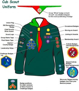 Cubs Uniform and Badges – 6th Torbay Britannia